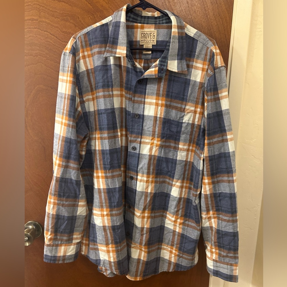 Grove & Hollow Plaid Button-Up Shirt